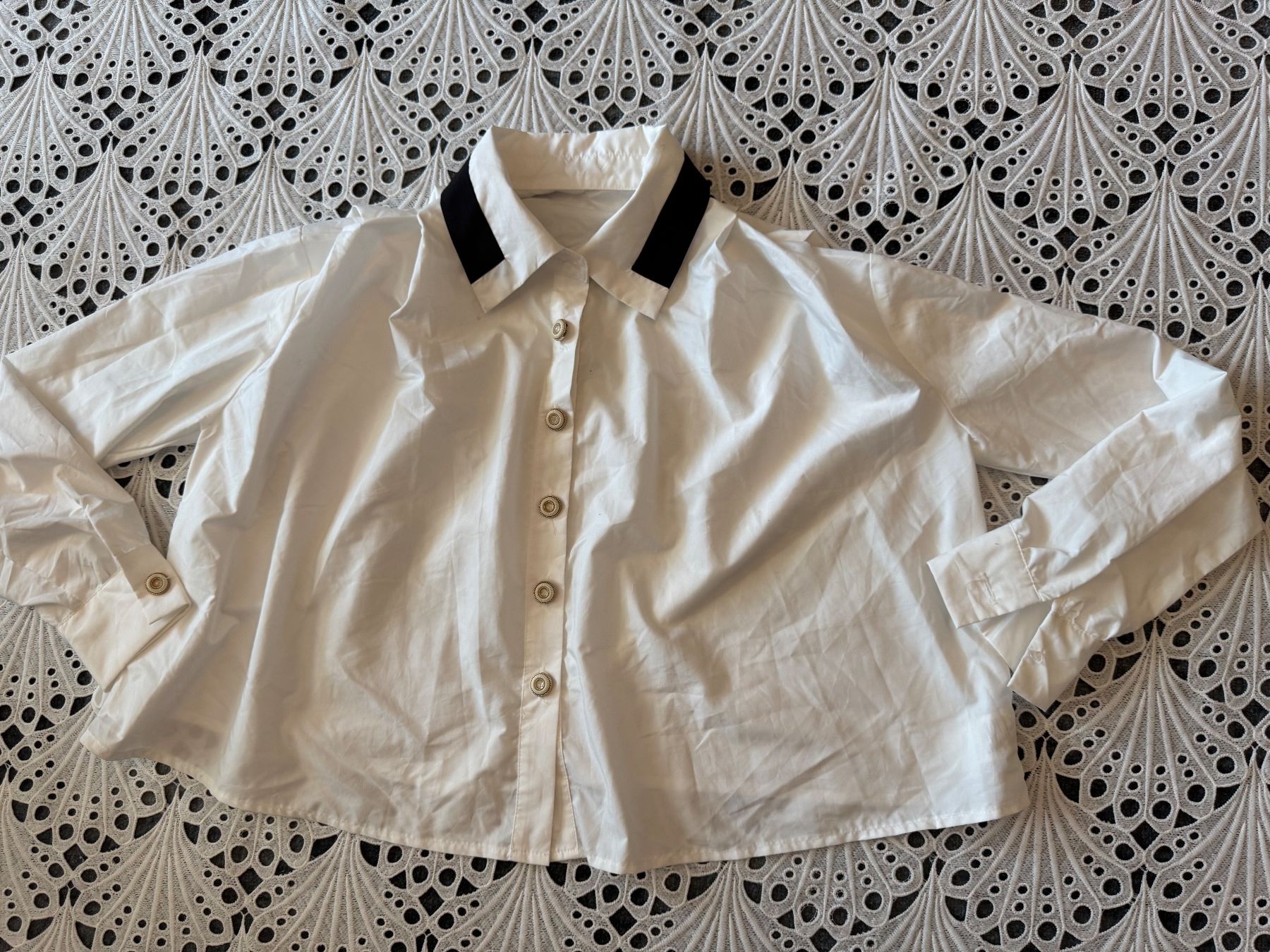 Blusen: Damen Weisse Oversize Bluse Oberteil Gr M - L – Gebraucht aus Frenkendorf von Style365 5