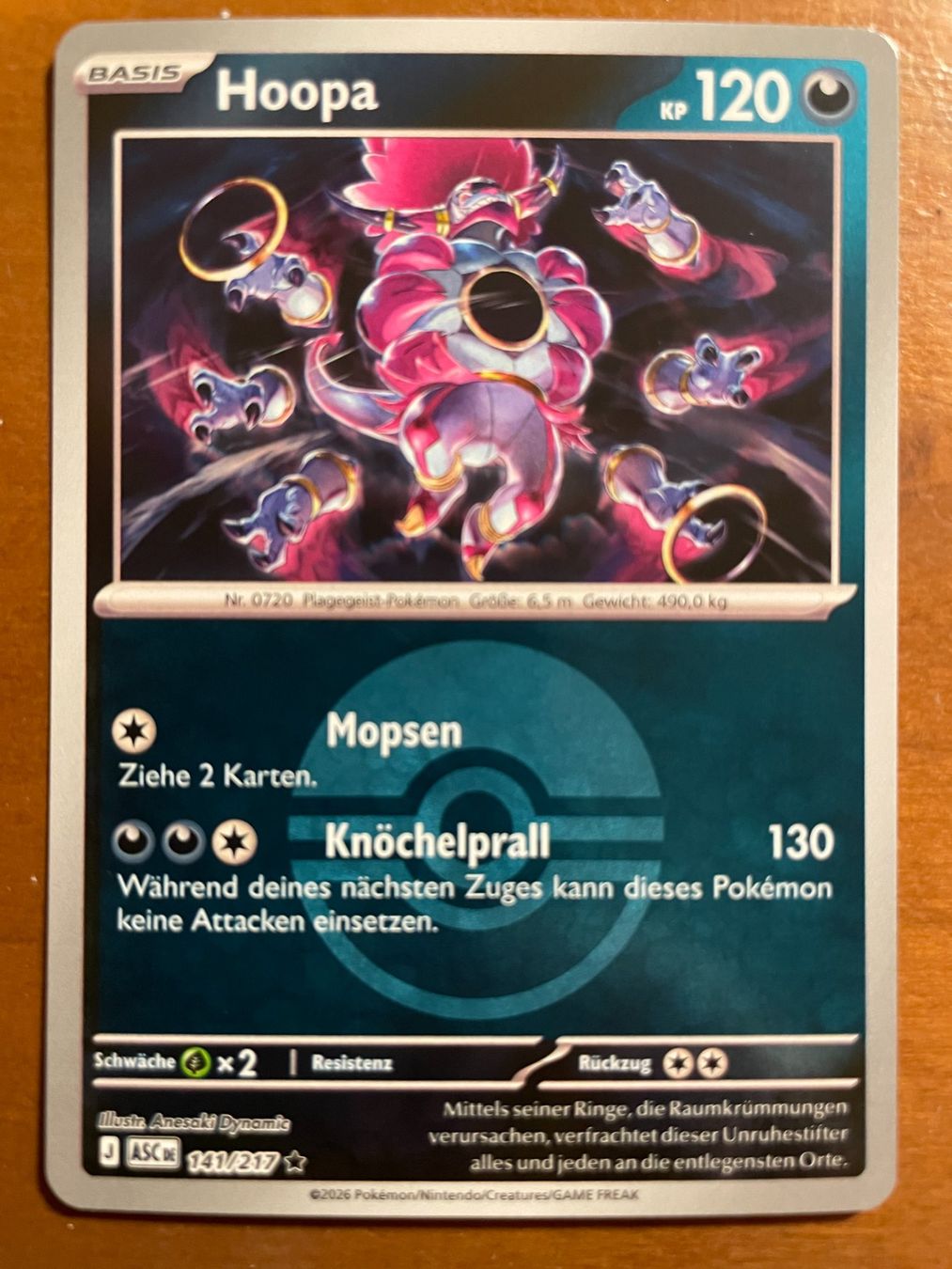 Pokémon Carte collezionabili: Pokemon Hoopa Reverse (Versand gratis) – Nuovo (secondo la descrizione) da Chur venduto da Angerson