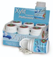 6 x Xylit Kaugummi PFEFFERMINZ - 100% Birkenzucker BiGPack
