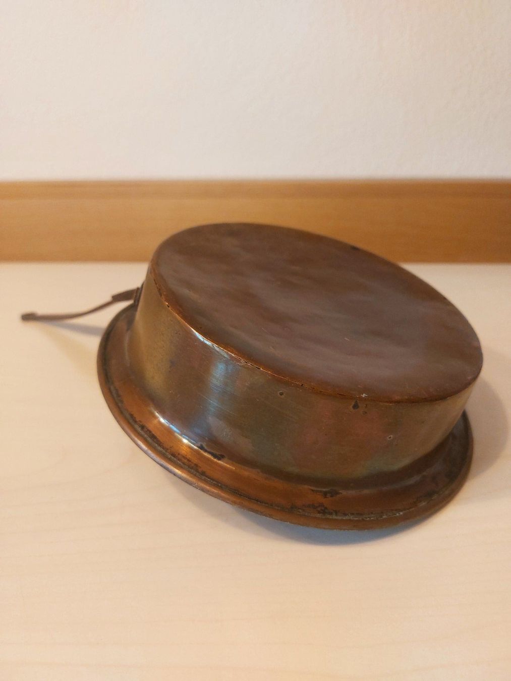 Padelle: Antike Kupferpfanne mit Eisengriff - Rustikal! – Usato da Heerbrugg venduto da Sonytime 3