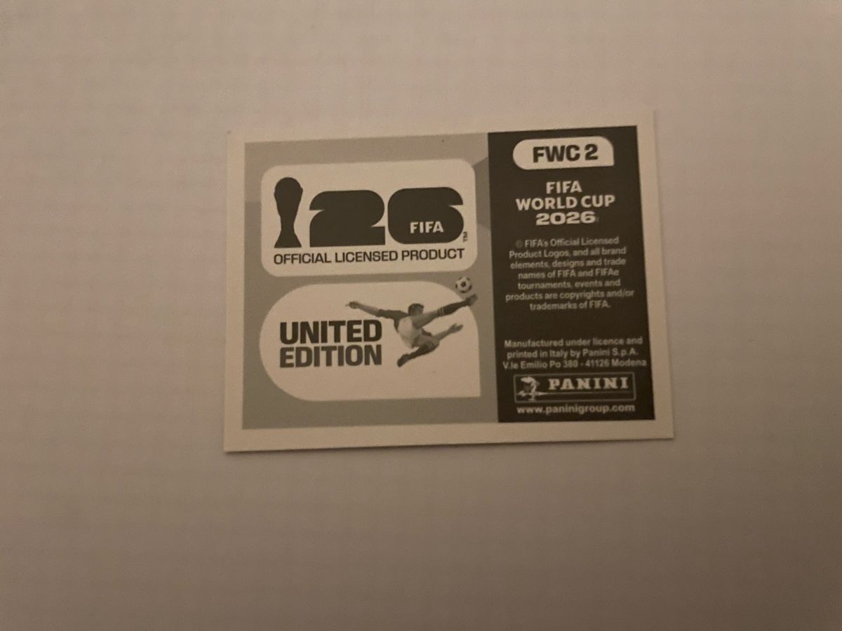 Panini Carte collezionabili: FIFA WM 2026 FWC 2 – Nuovo (secondo la descrizione) da Winterthur venduto da Cobraforce 1