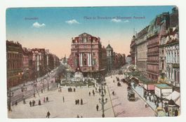 Brüssel, Place de Brouckère et Monument Anspach