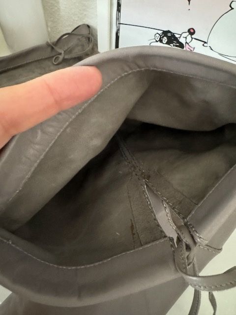 Baldinini Scarpe da donna: BALDININI Stiefel Velours Glatt Leder Grau 40 – Usato da Zuerich venduto da Moochie 5