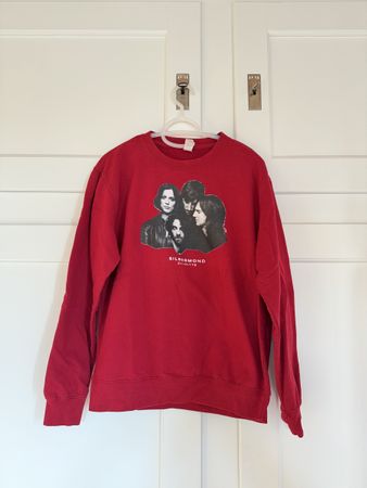 Silbermond „Schritte“ Pullover rot - Original Merch
