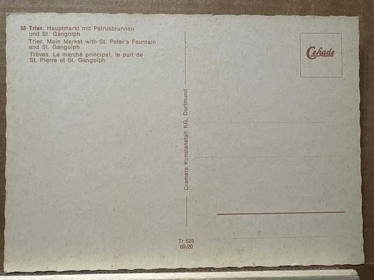 Cartoline postali: AK von Trier – Usato da Rümlang venduto da Kartenpost1 1
