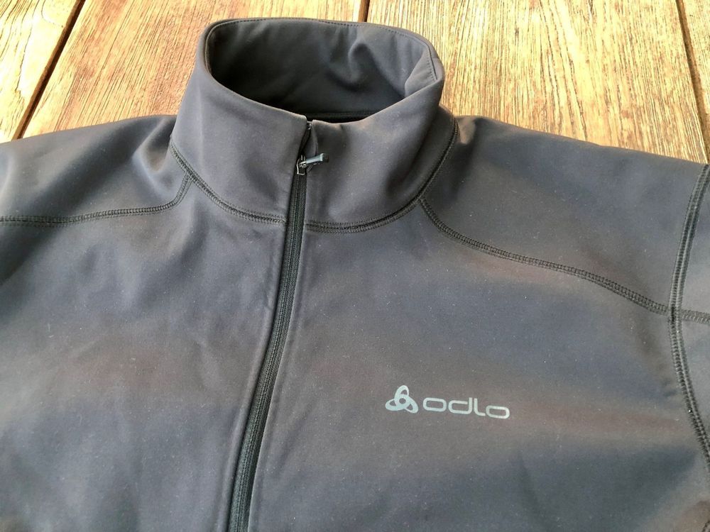 Odlo Herren Jacke Logic Windproof – Winddicht, Atmungsaktiv, In Blau