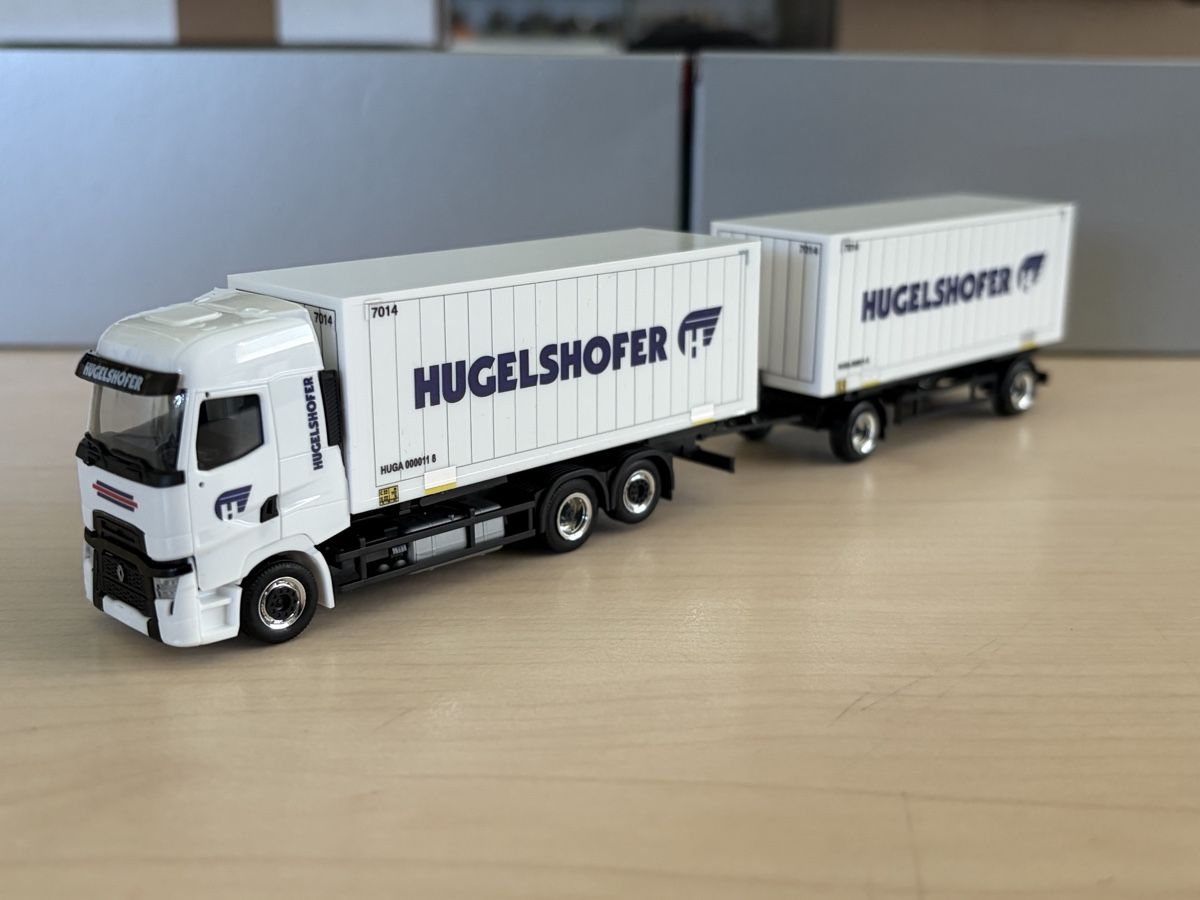 Herpa Modellautos: Renault T Hugelshofer WPHZ – Neu und originalverpackt aus Felben-Wellhausen von Mobil01