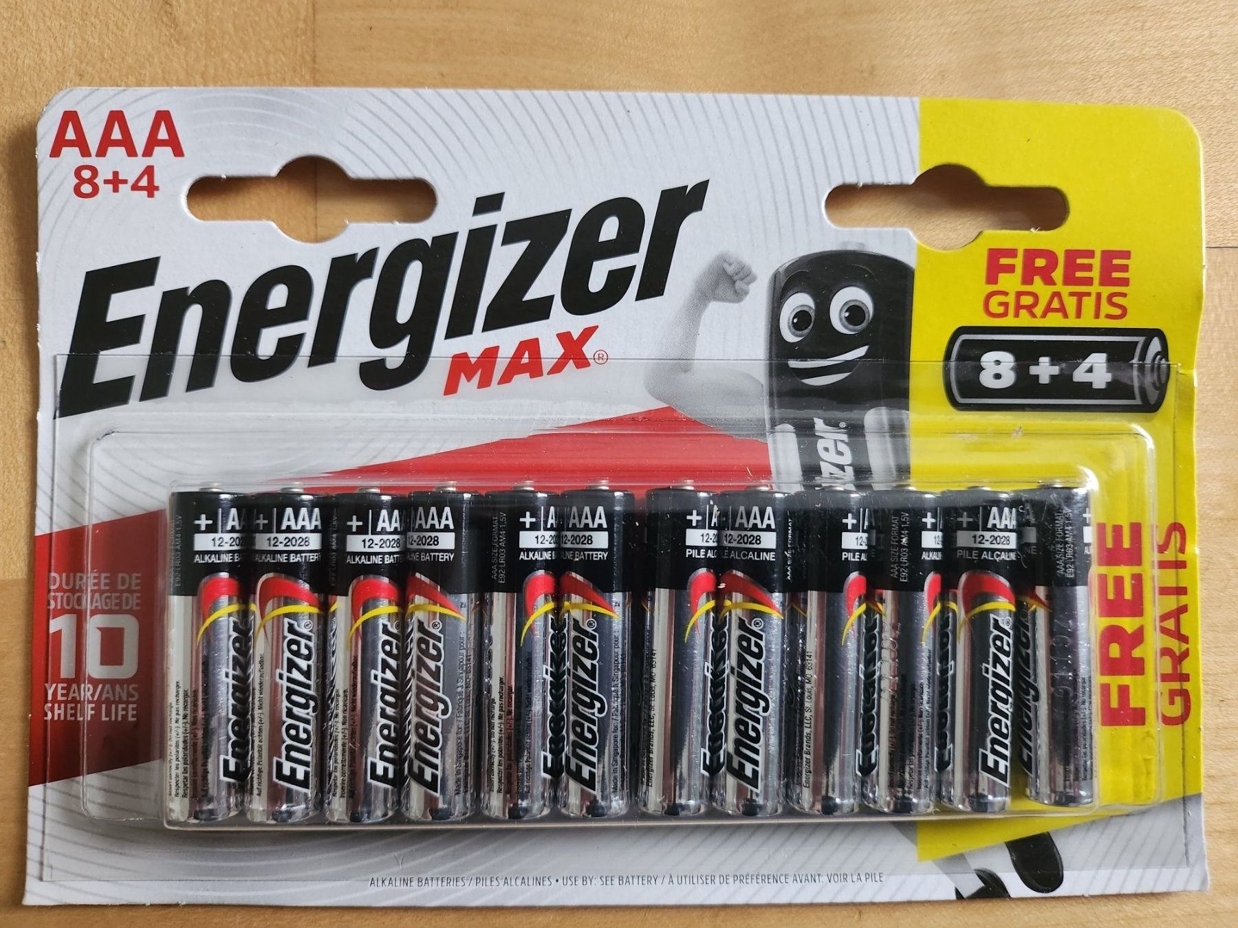 Energizer Caricatori & Batterie: Energizer Batterien AAA 8+4 – Nuovo e nell'imballaggio originale da Wila venduto da Lischim 1