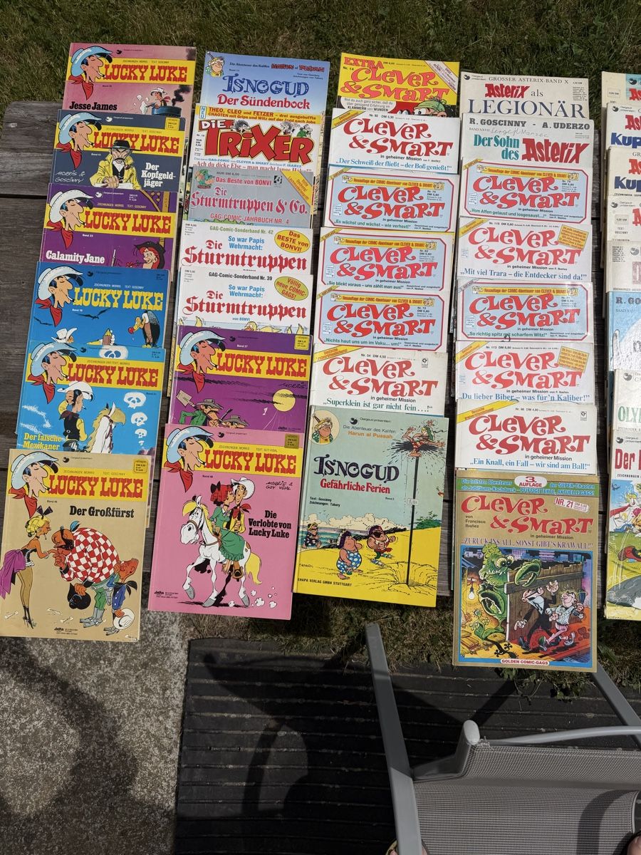 Fumetti: Grosse Comic Sammlung: Asterix, Lucky Luke, Clever&Smart – Usato da Samstagern venduto da Schweinchendick 3