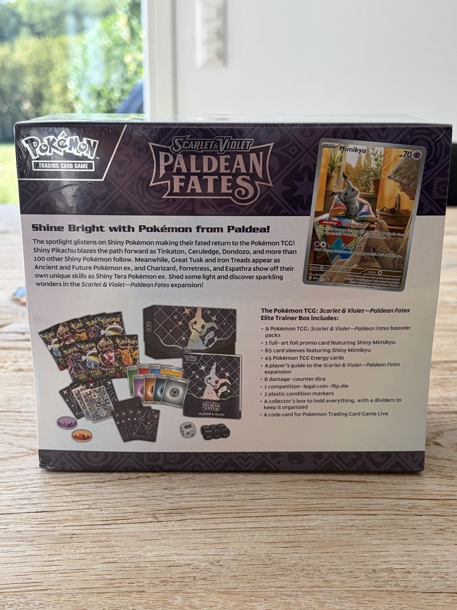 Pokémon Carte collezionabili: Paldean Fates ETB – Nuovo e nell'imballaggio originale da Hettlingen venduto da SanCor7206 1