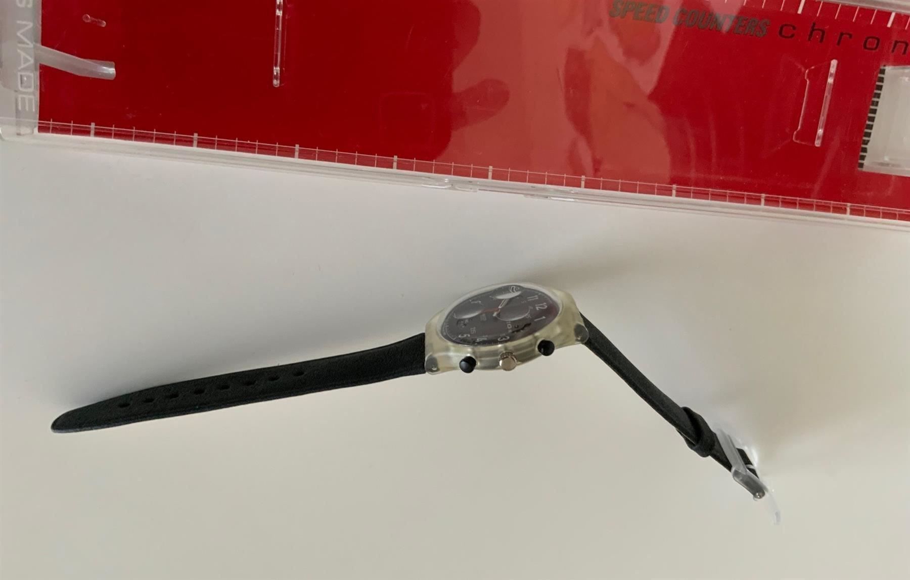 Swatch Orologi: SPEED COUNTERS Swatch CHRONO ungetragen - VINTAGE – Nuovo e nell'imballaggio originale da Wettswil venduto da rotonda 6