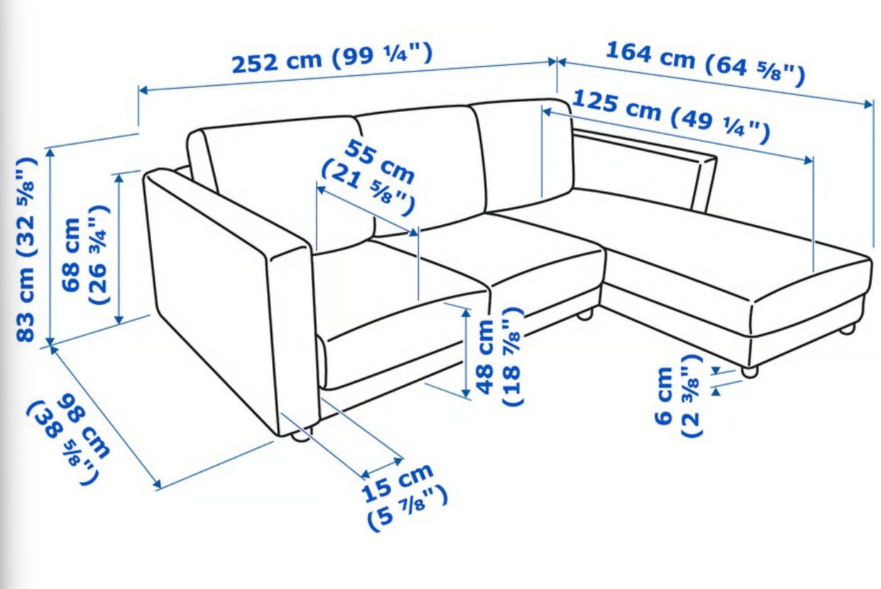 Ikea Divani: IKEA VIMLE Sofa sehr guter Zustand – Usato da Wallisellen venduto da smueschi 2