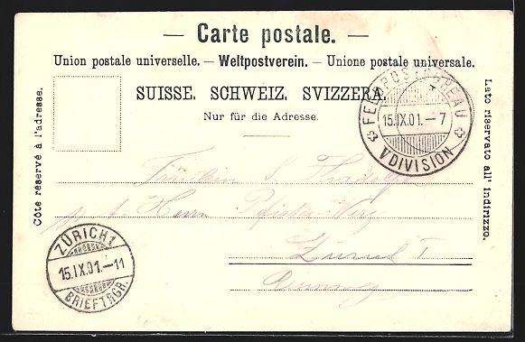Cartes postales: Burgdorf, Teilansicht mit Eiger, Mönch  – D'occasion à Berlin par bartko-reher 1