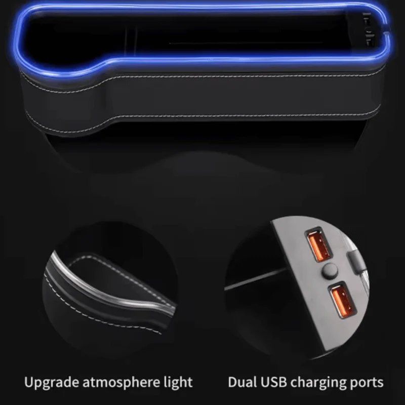 Caricabatterie: Auto-Sitz-Organizer mit LED & Ladefunktion LINKS – Nuovo e nell'imballaggio originale da Dietikon venduto da e-car-shop.schweiz 1