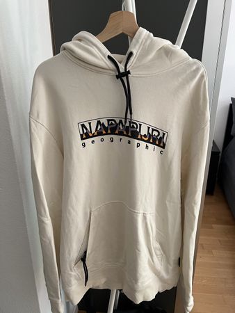 Napapijri Hoodie, Beige, Grösse L - Top Zustand!