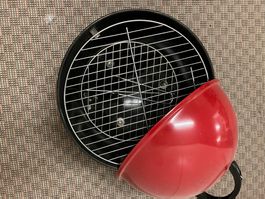 Holzkohlegrill rot ungebraucht