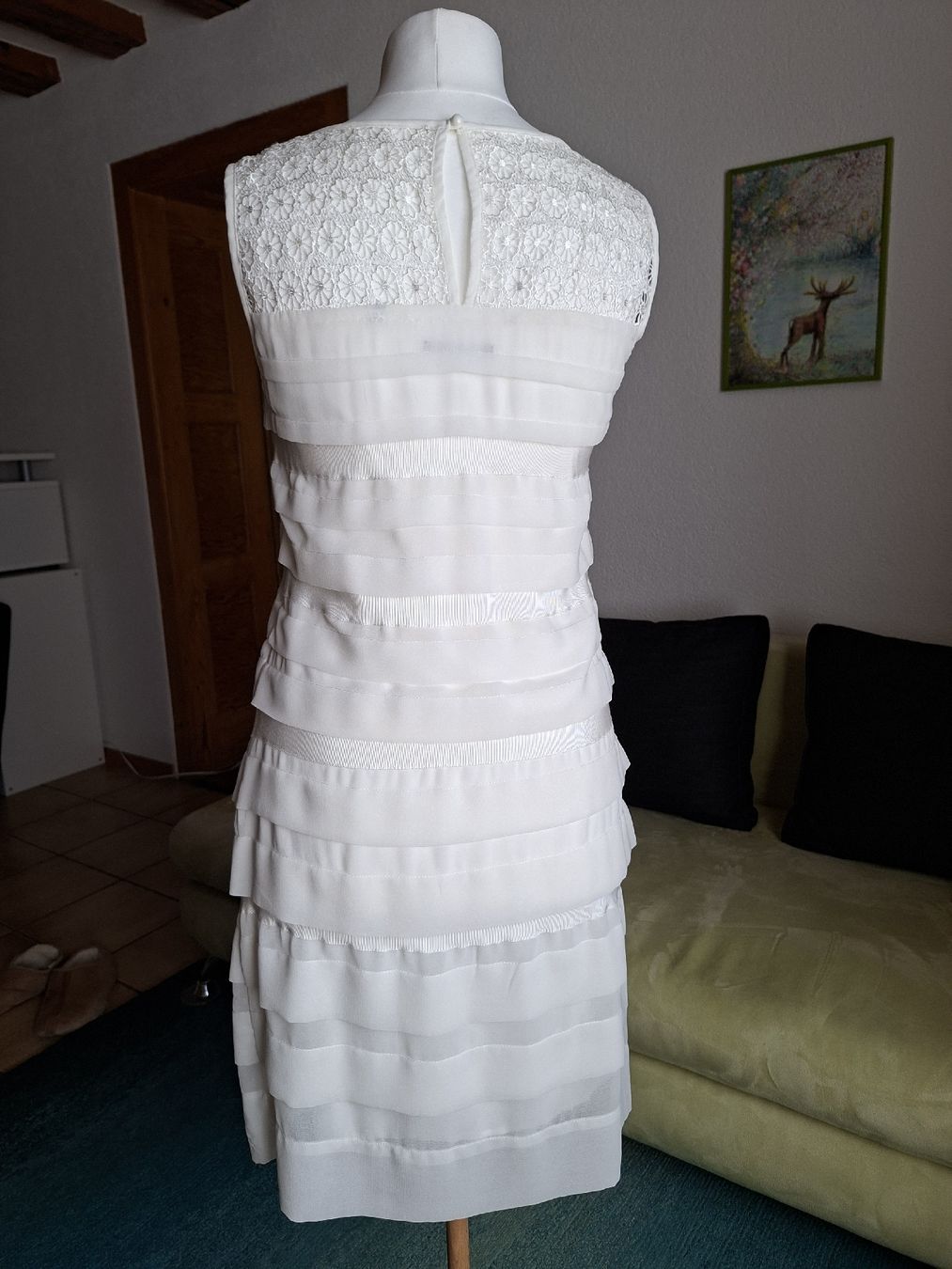 Kleider: Romantisches Kleid mit Spitze und Chiffon – Gebraucht aus Biberist von Hope40 3