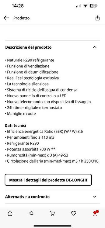 Condizionatore Pinguino De Longhi  5