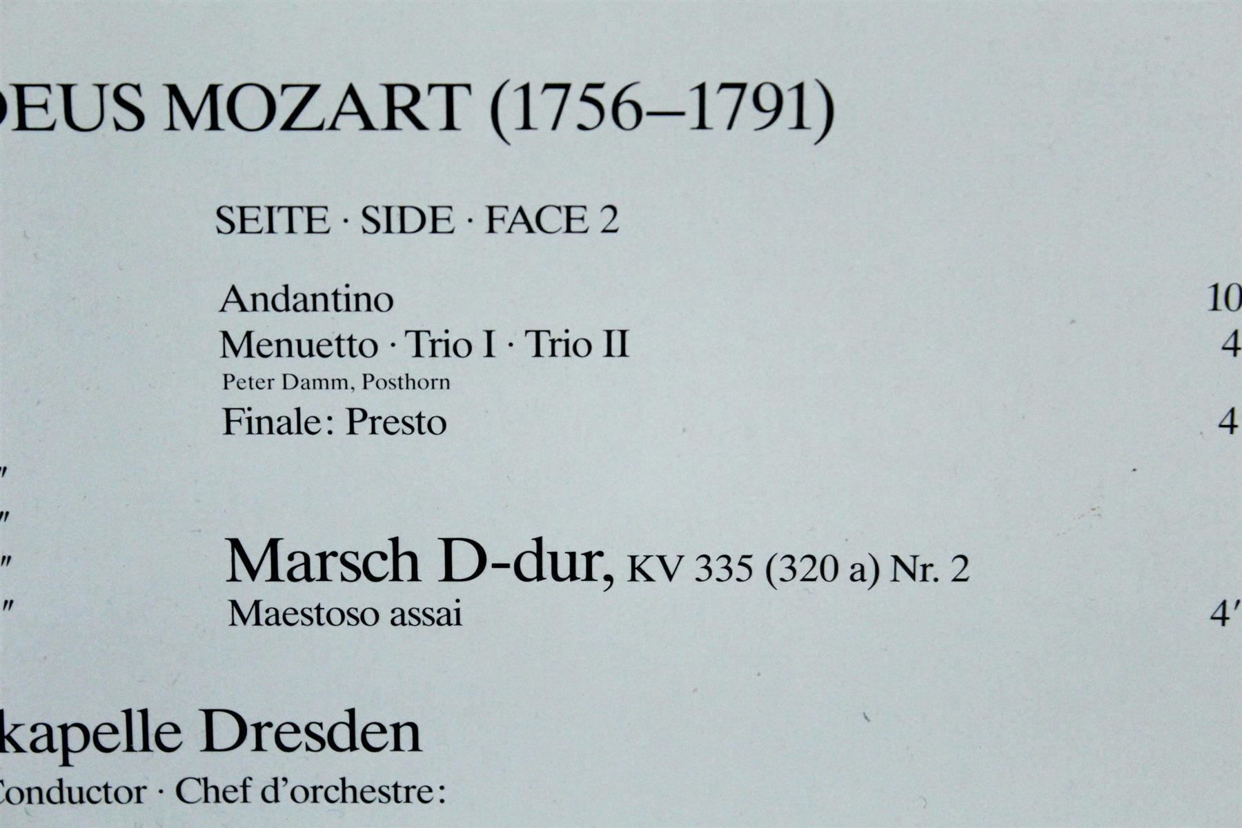 CD: MOZART: Posthorn - Serenade / Märsche – Usato da Bern venduto da kultiges 5