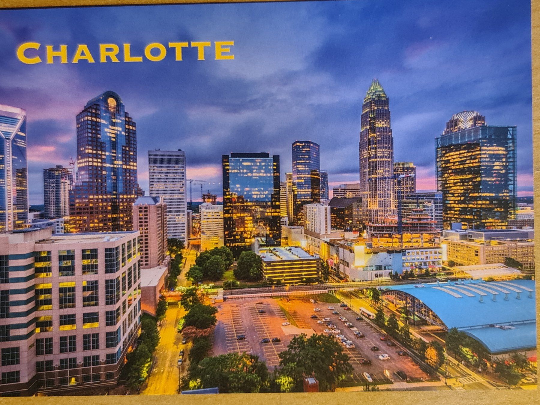 Cartoline postali: Ansichtskarte Charlotte USA – Usato da Dintikon venduto da Vexi