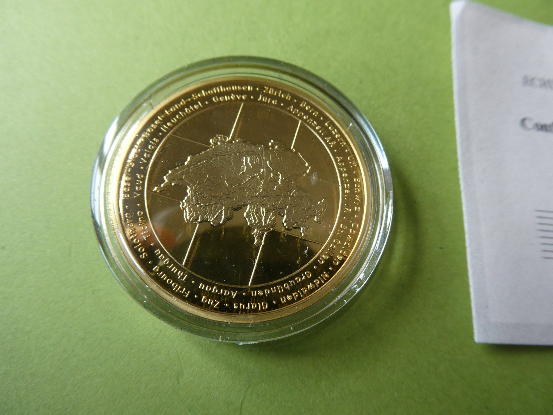 Medaglie: vergoldete Medaille PP 33 mm - Uri – Nuovo (secondo la descrizione) da Hinterforst venduto da Rohusri 1