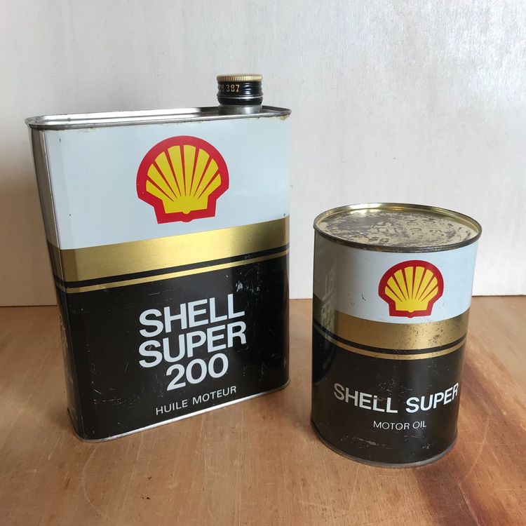 SHELL Super 200 Motor Oil Ölkanister