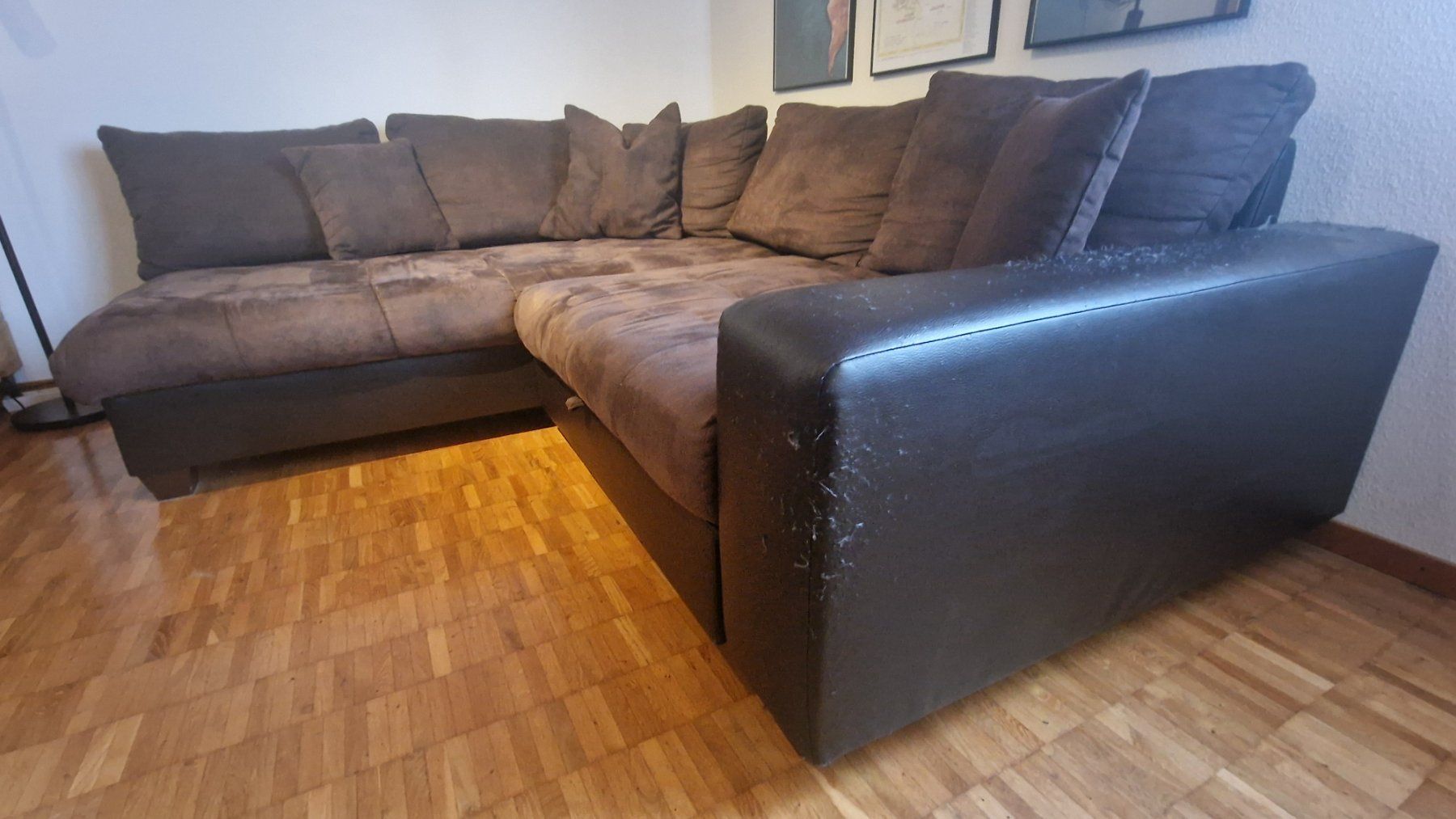 Sofas: Corner sofa bed, industrial look – D'occasion à Oberburg par aurora_ch 1