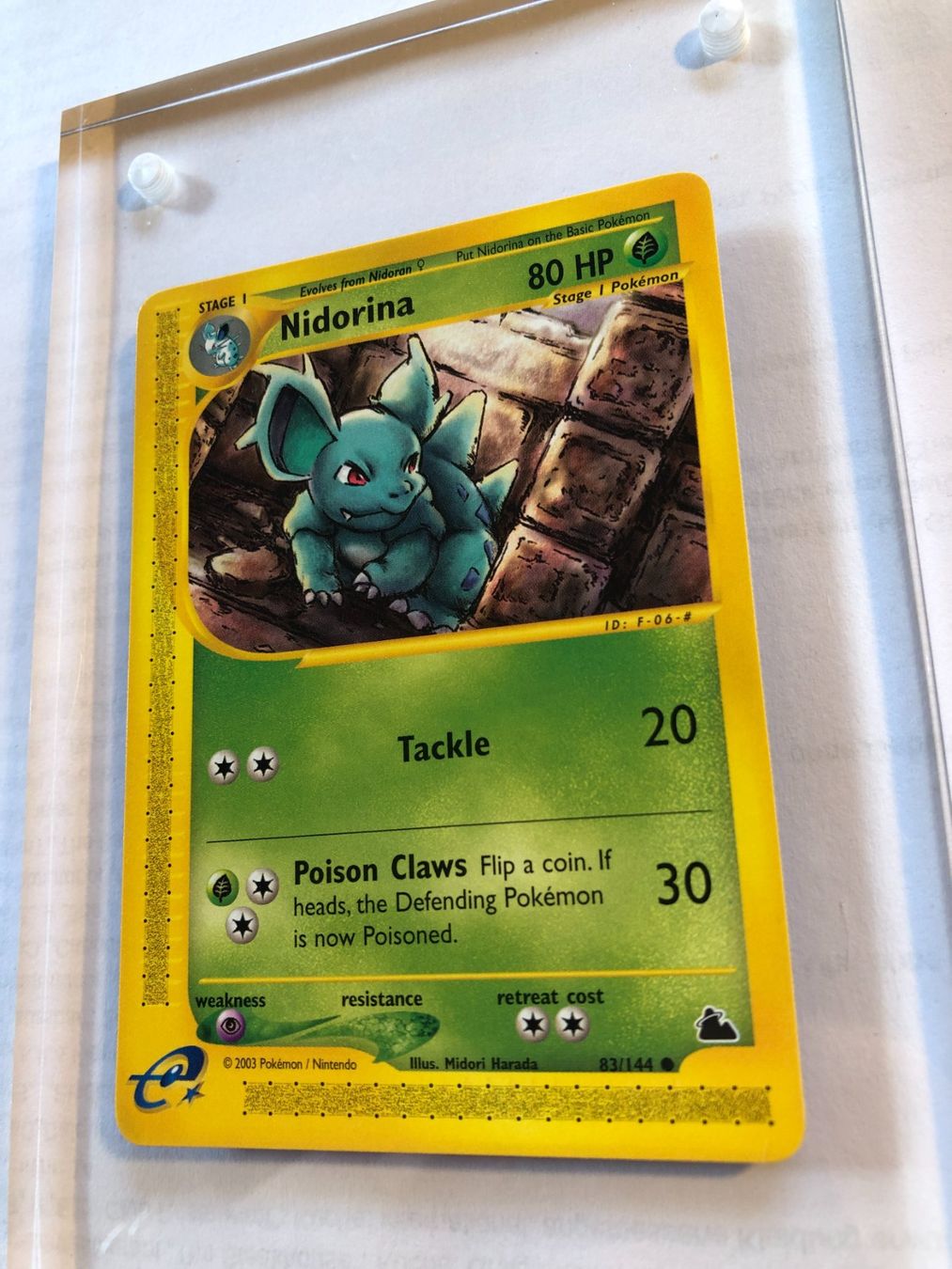 Sammelbilder & Trading cards: Nidorina Skyridge - MINT - ab 1.- – Gebraucht aus Giubiasco von dan_pr8b 2