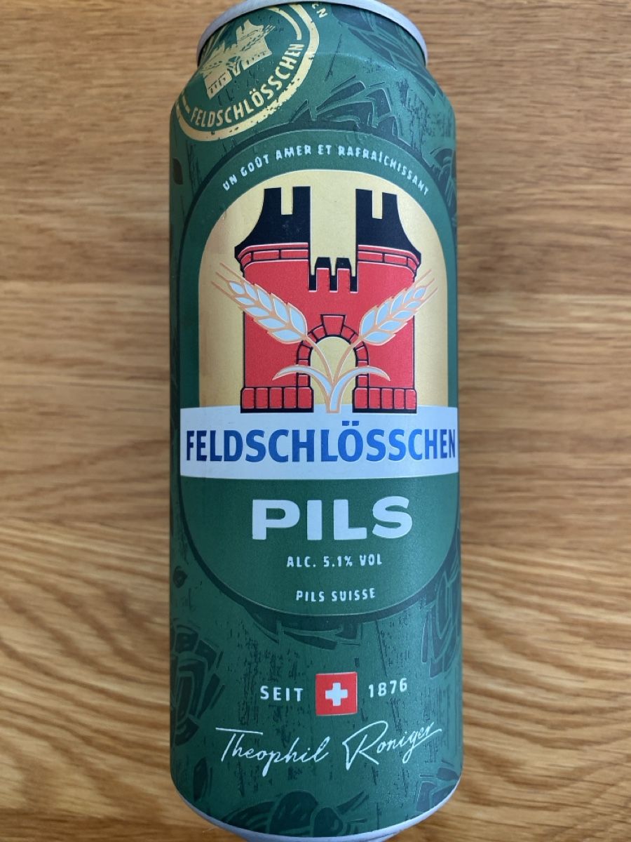 Feldschlösschen Spirituosen: Feldschlösschen Pils Bier 5.1% – Neu und originalverpackt aus Baden von Customer