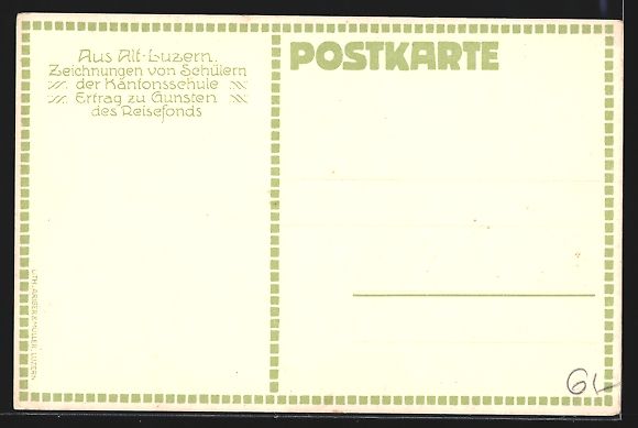 Cartoline postali: AK Alt - Luzern, Kloster Wesemlin – Usato da Berlin venduto da bartko-reher 1