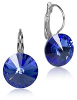 Ohrringe versilbert Primero Crystals 14 mm