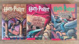 Harry Potter Books 1-3 Paperback Scholastic US Editions