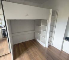 Hochbett mit Stauraum für Kinderzimmer 200x90cm...