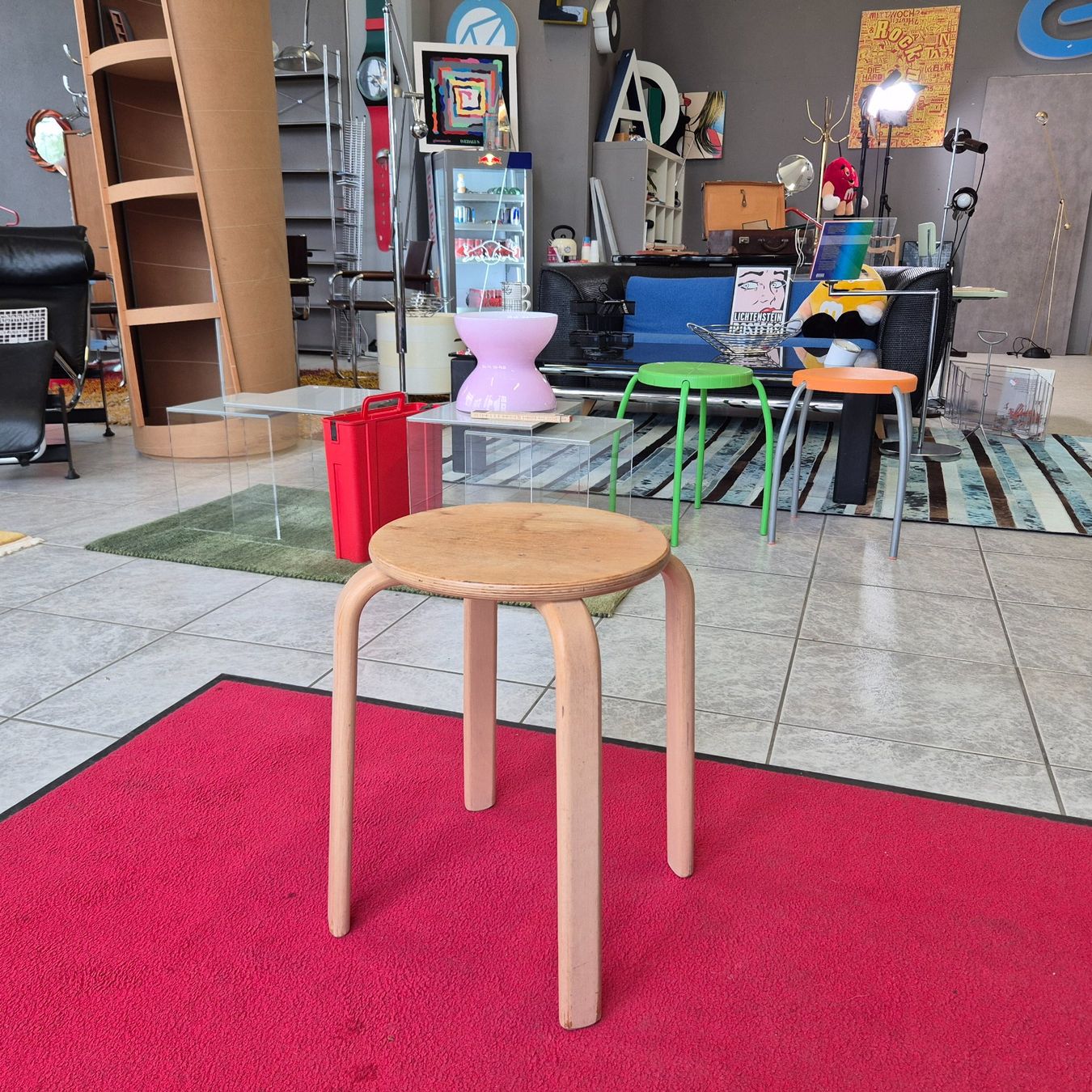 Ikea Hocker: Frosta Style Stool Hocker Stapelhocker Style Alvar Aalto – Gebraucht aus Nottwil von Wondewa-Shop 9