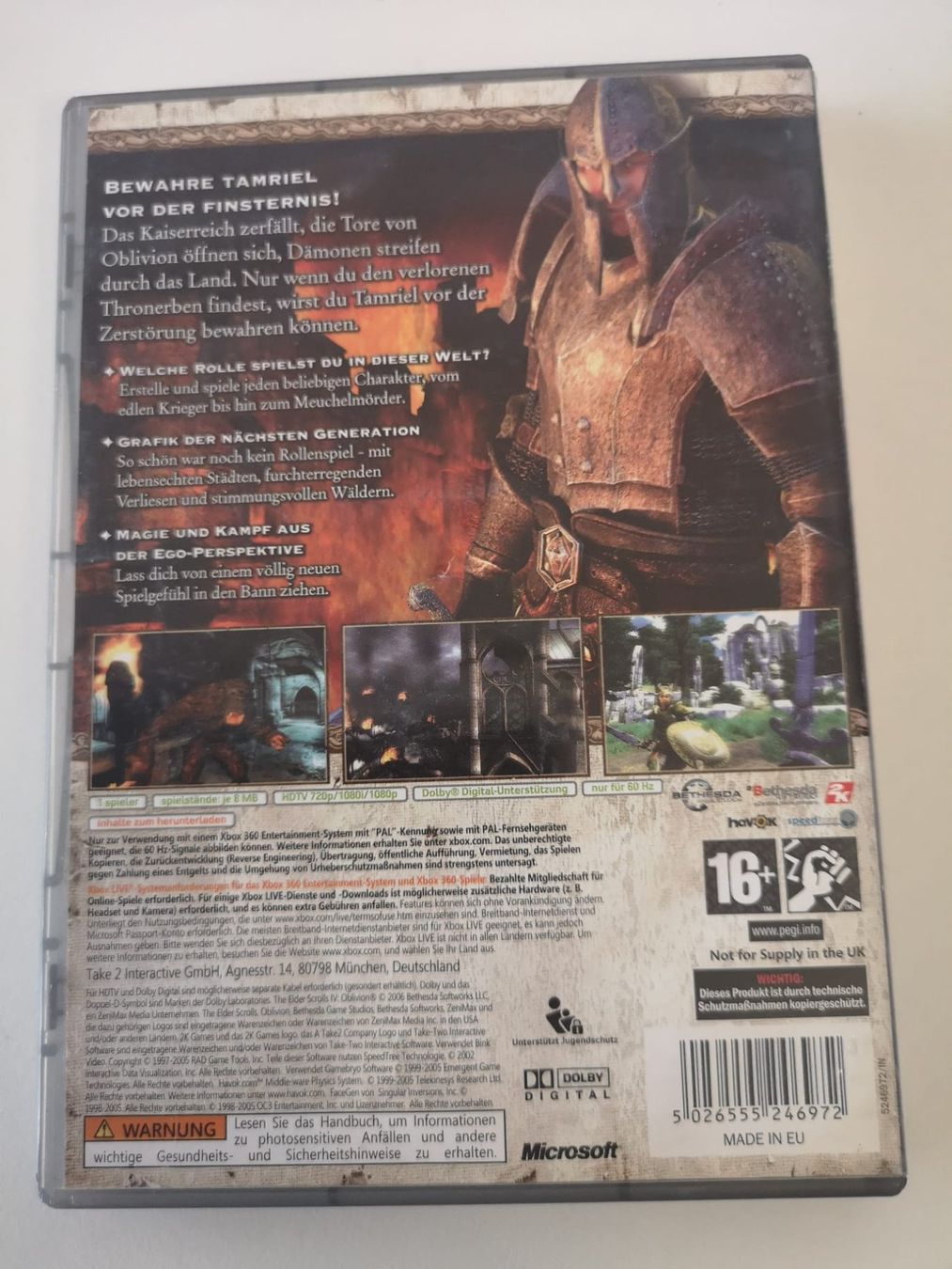 Giochi: The Elder Scrolls IV Oblivion (Classics) (XBOX 360) – Usato da Herisau venduto da Seyashop1 2