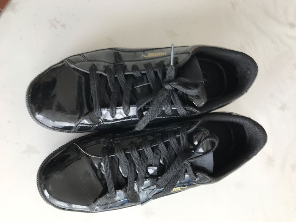 Puma lack store sneaker schwarz