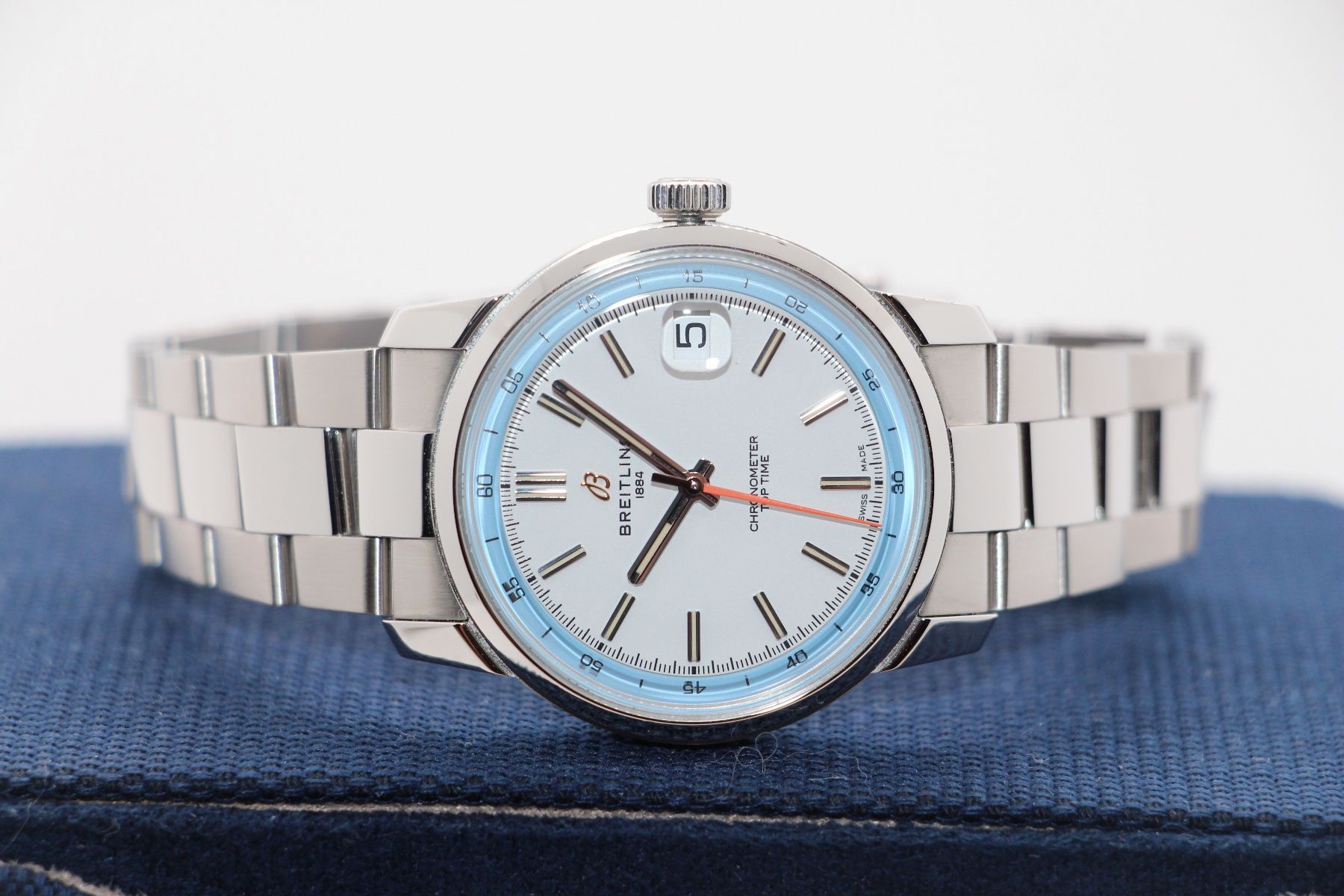 Breitling Orologi: Breitling Top Time 38 Ref. AB3113281A1A1, Full-Set – Usato da Zug venduto da eMDi_Collection