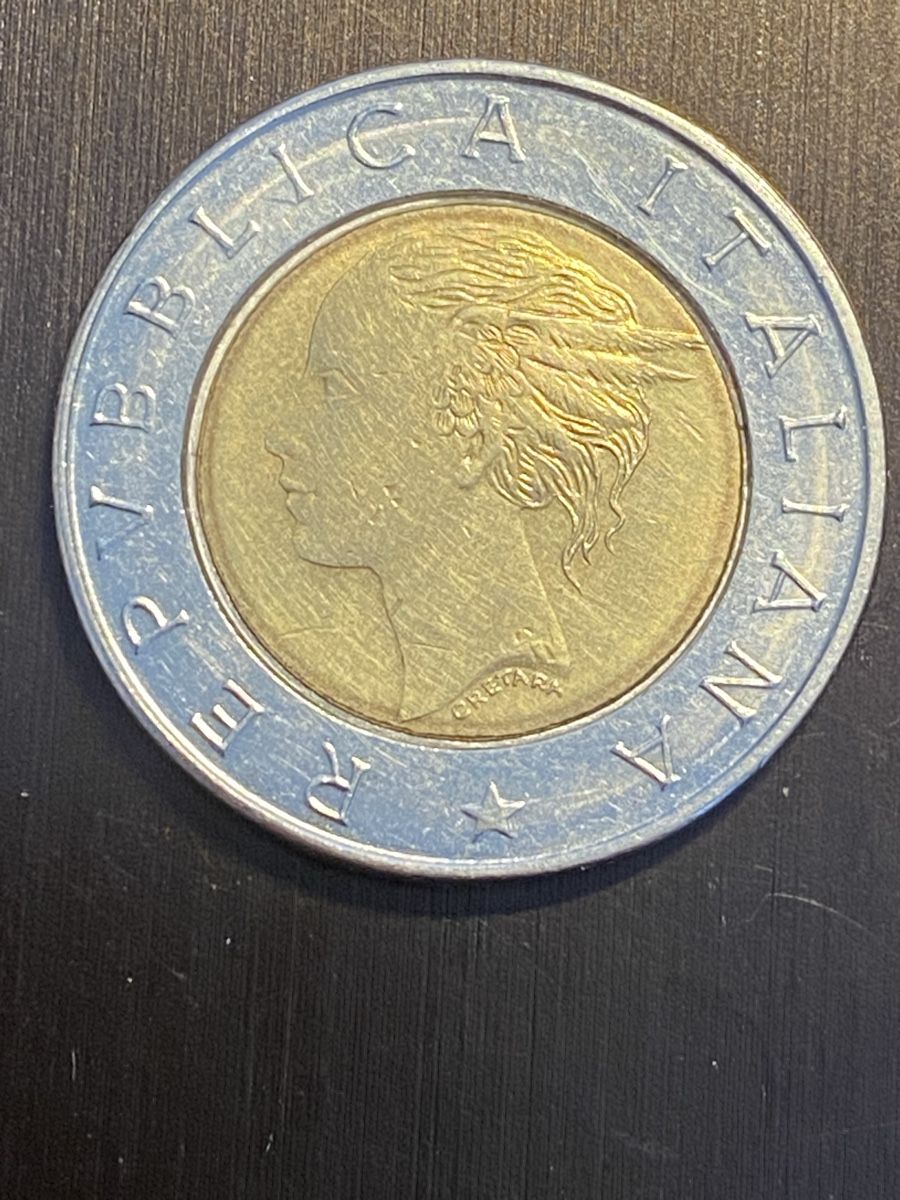 Tutti le monete: Italie, 500 Lire 1991 testa piccola – Usato da Corsier-sur-Vevey venduto da Ginoarturo 1