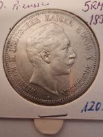 Silber 5 Mark 1893 Deutsches Reich Wilhelm II.