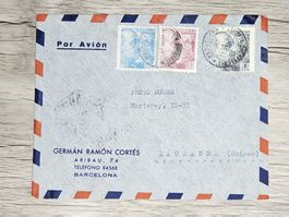 CL06 Enveloppe + Timbre Espagne 1947