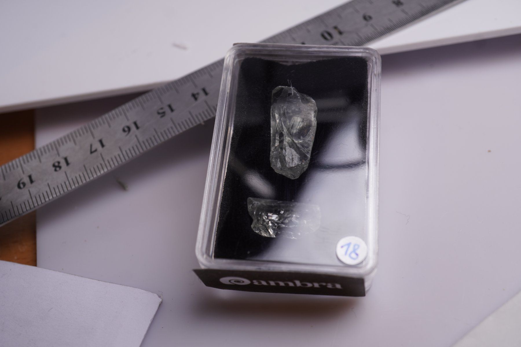 Minerali & Pietre curative: Prasiolith  Rohsteine Facettier  Ware      im Böxli – Nuovo e nell'imballaggio originale da Eschenbach SG venduto da topstone