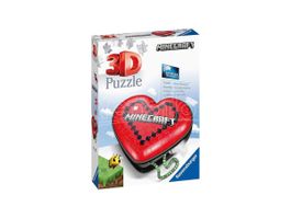 Ravensburger 3D Puzzle Herzschatulle - Minecraft