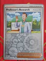Professors Research Reverse Holo Pokemon Prismatic Evolution
