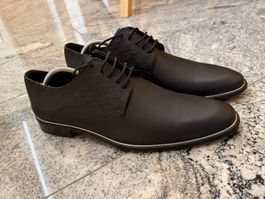 Herren Business Schuhe schwarz Gr 44 neu + Schuhspanner