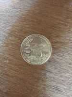 1/2 once 1986 Eagle Gold Coin US  16.94g 25$ - 916.87/1000