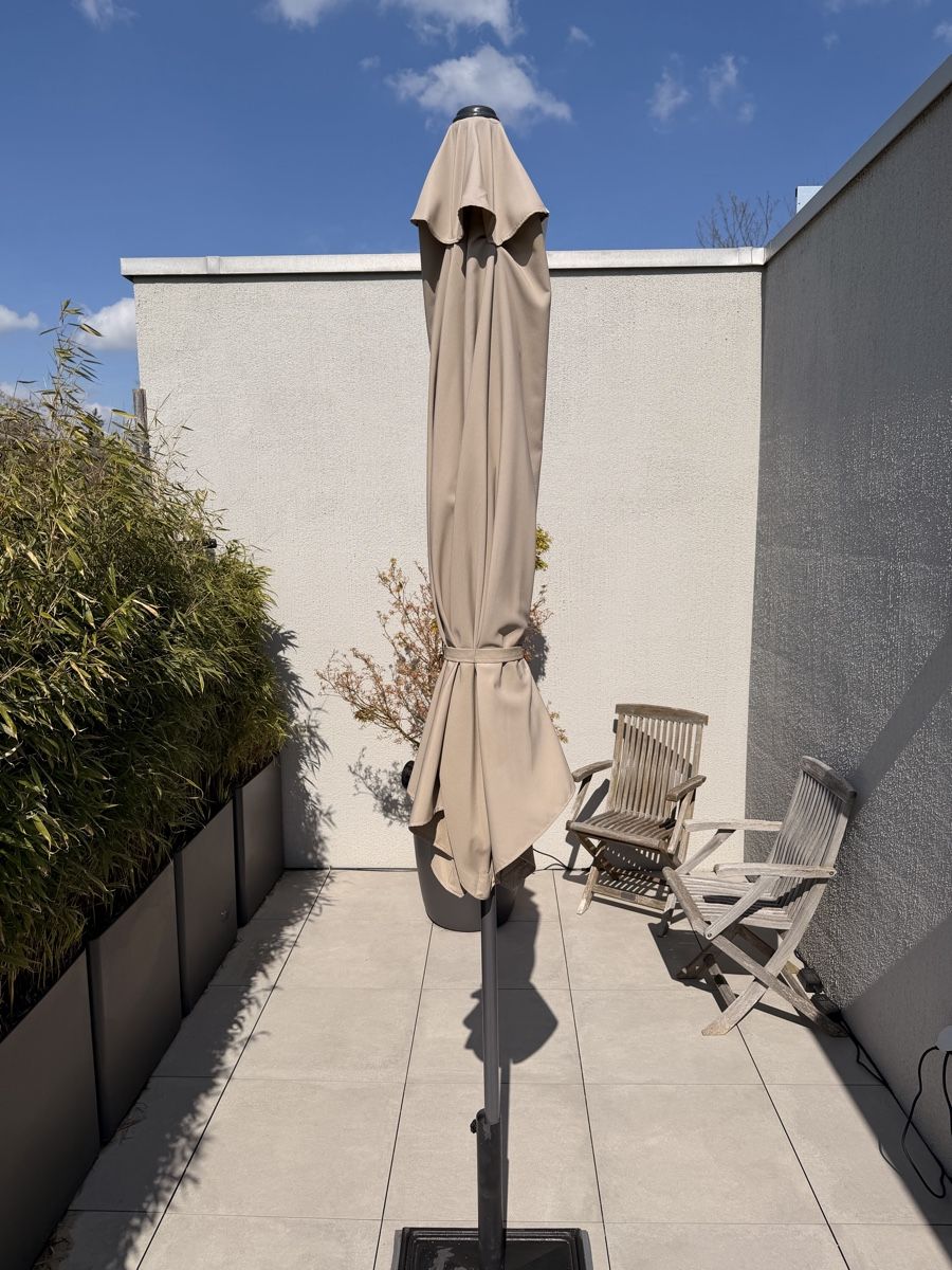 Sonnenschirme: Landi Sonnenschirm Alu taupe, 300cm Durchmesser! – Gebraucht aus Richterswil von giacometti222 3