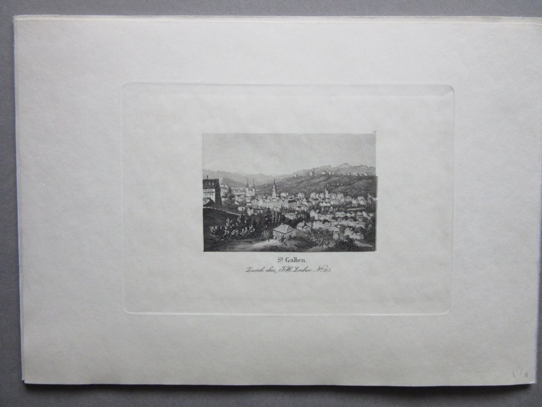 Gravures: ST.GALLEN – D'occasion à Gersau par grafik-kunst 2