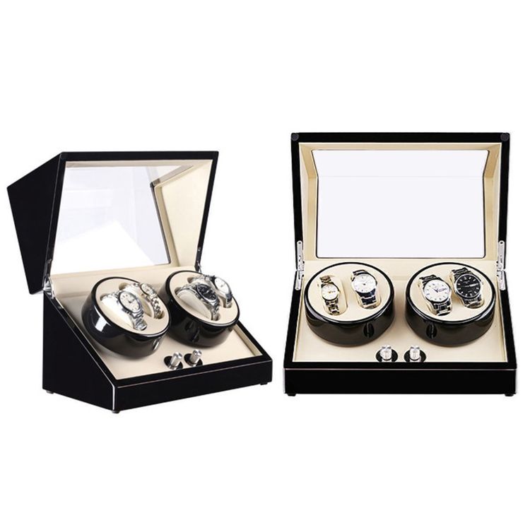 Scatole porta orologi: Uhrenbeweger Automatische 4 + 0 Uhren – Nuovo (secondo la descrizione) da Thun venduto da thunshop