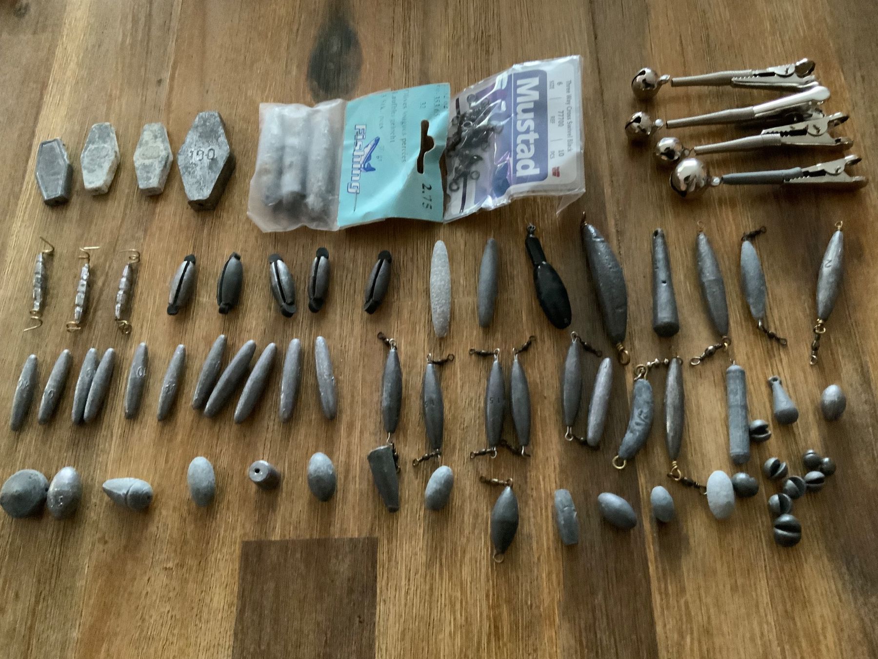 Köder: Verschiedene Bleie und Glöcklein – Gebraucht aus Schübelbach von Hecht11.