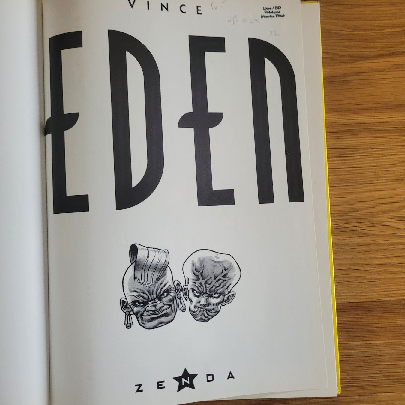BD: BD EO Eden Vince 1992 – D'occasion à Biel/Bienne par Destockweb 1